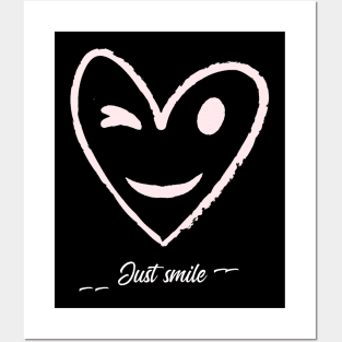 just smile Posters and Art